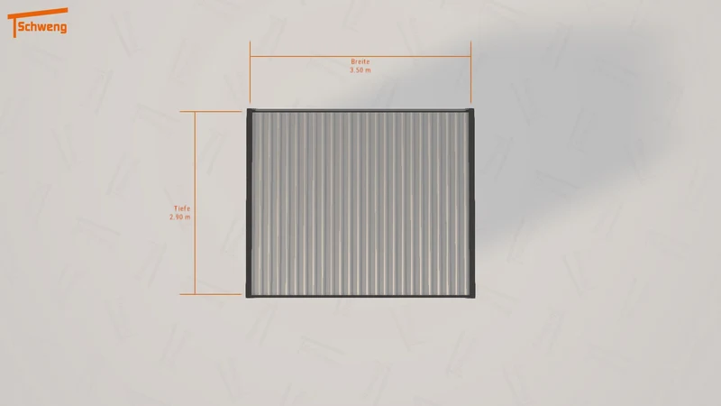 #DE Schweng Flachdachcarport C600 (ID n5n8z3) #MTG