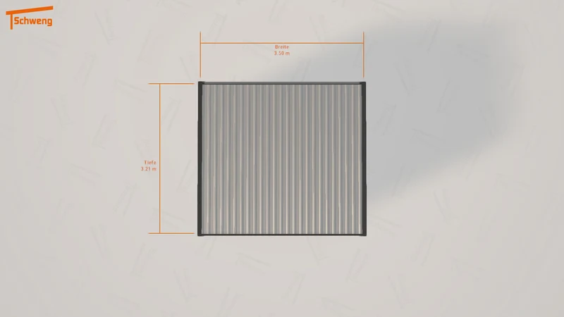 #DE Schweng Flachdachcarport C600 (ID 779ky7) #MTG