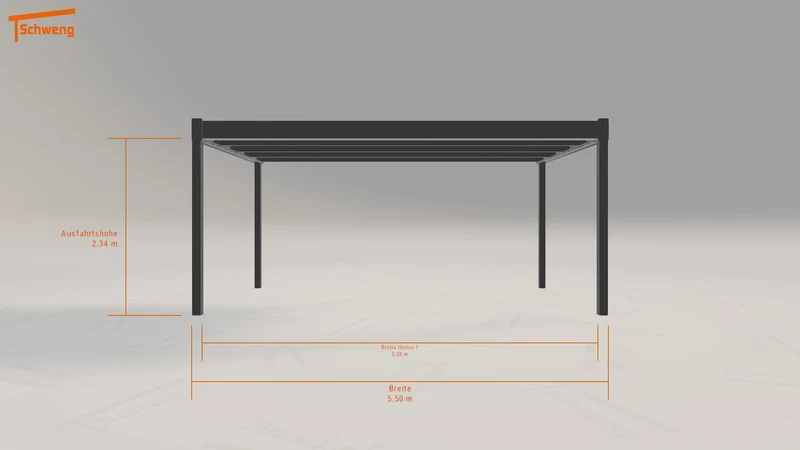 #DE Schweng Flachdachcarport C600 (ID k2g4bp) #MTG