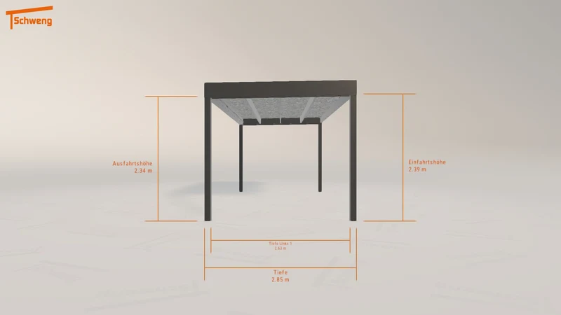 #DE Schweng Flachdachcarport C600 (ID k2g4bp) #MTG