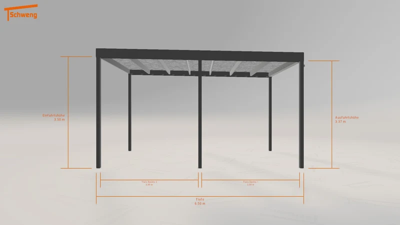 #DE Schweng Flachdachcarport C600 (ID v4pmyn) #MTG