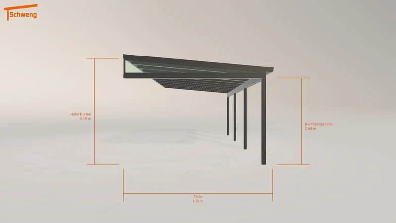 #DE Schweng Terrassenüberdachung S400 (ID 85y23d)