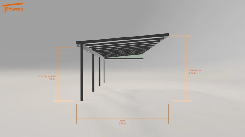 #DE Schweng Terrassenüberdachung S400 (ID 85y23d)