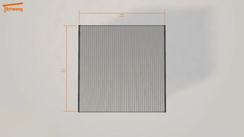 #DE Schweng Flachdachcarport C600+ (ID k2g3yy) #MTG