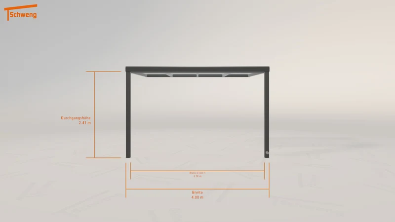 #DE Schweng Terrassenüberdachung S400 (ID w3prn4)