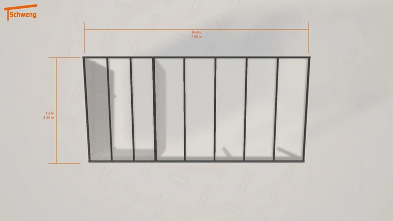 #DE Schweng Pultdachcarport S350 (ID qdn2dw) #MTG