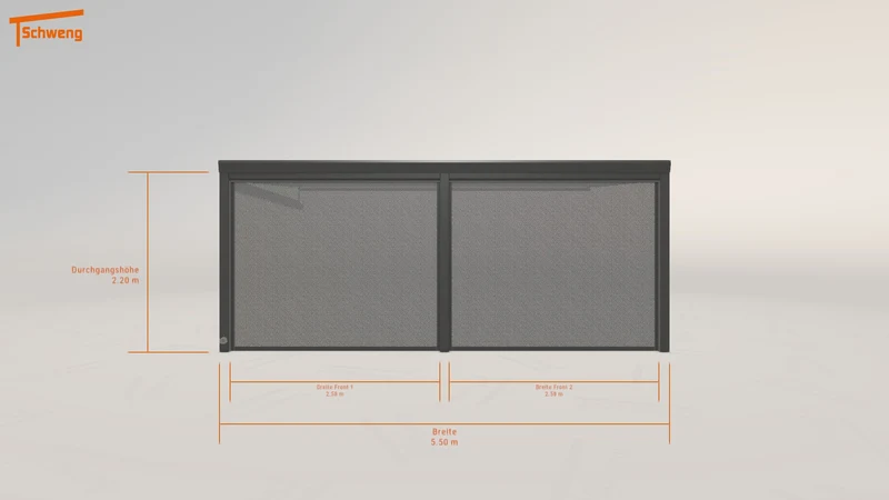 #DE Schweng Terrassenüberdachung S400 (ID 85yypd)