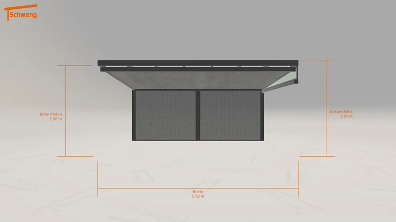 #DE Schweng Terrassenüberdachung S400 (ID 85yypd)