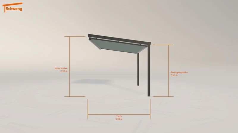 #DE Schweng Terrassenüberdachung S400 (ID 42kkvd)