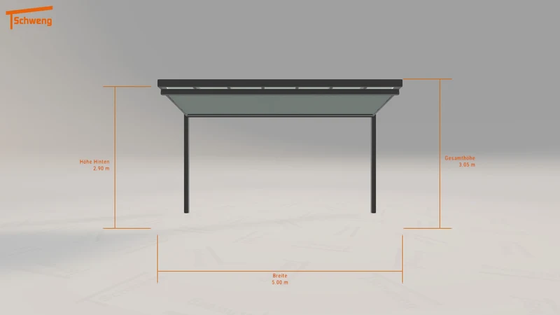 #DE Schweng Terrassenüberdachung S400 (ID rjkkrg)