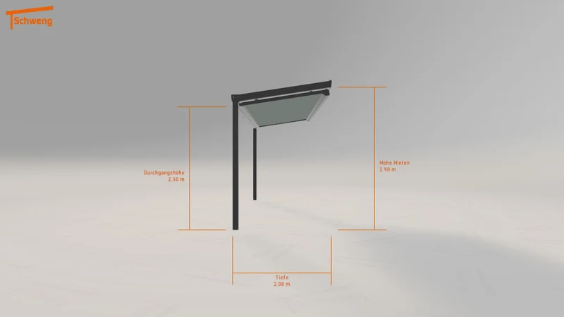 #DE Schweng Terrassenüberdachung S400 (ID rjkkrg)