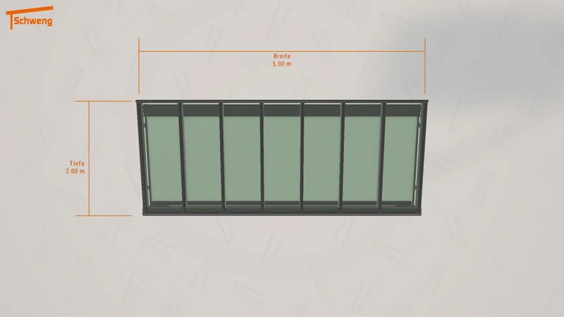 #DE Schweng Terrassenüberdachung S400 (ID rjkkrg)