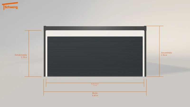 #DE Schweng Flachdachcarport C600+ (ID 2qkx4g) #MTG