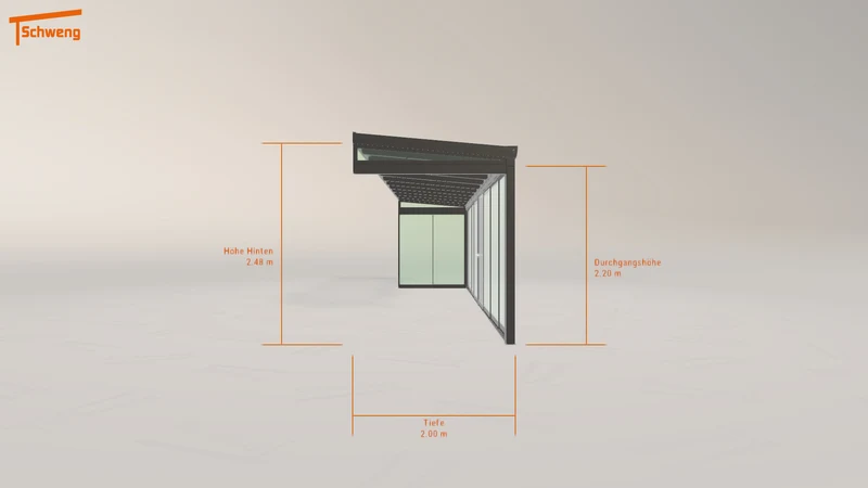 #DE Schweng Terrassenüberdachung S400 (ID 33k82w)