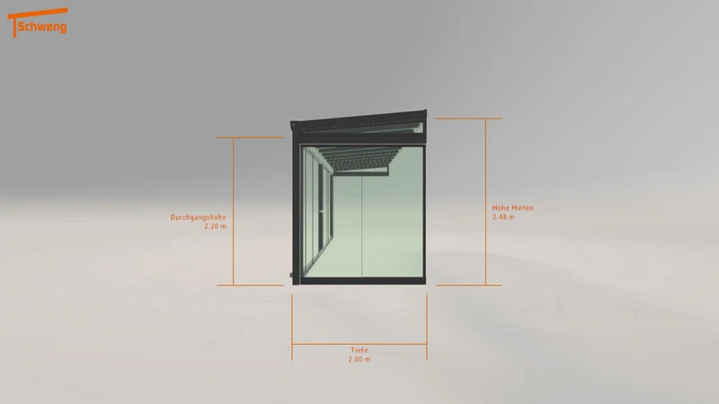 #DE Schweng Terrassenüberdachung S400 (ID 33k82w)