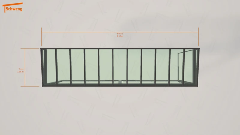 #DE Schweng Terrassenüberdachung S400 (ID 33k82w)