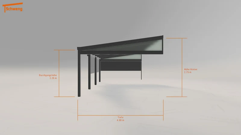 #DE Schweng Terrassenüberdachung S400 (ID n5nx9g)