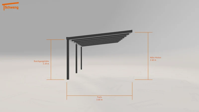 #DE Schweng Terrassenüberdachung S400 (ID qdnv3y)