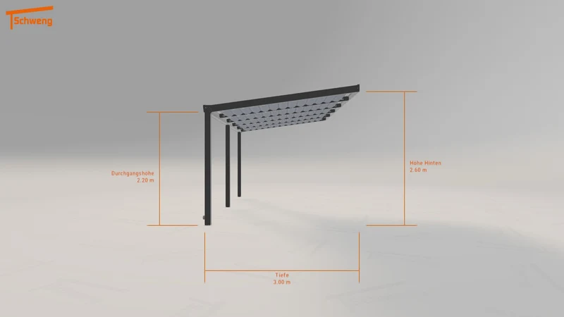 #DE Schweng Terrassenüberdachung S400 (ID k2gj3m)
