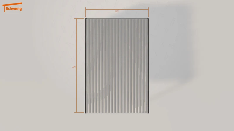#DE Schweng Flachdachcarport C600 (ID w3pxpg)