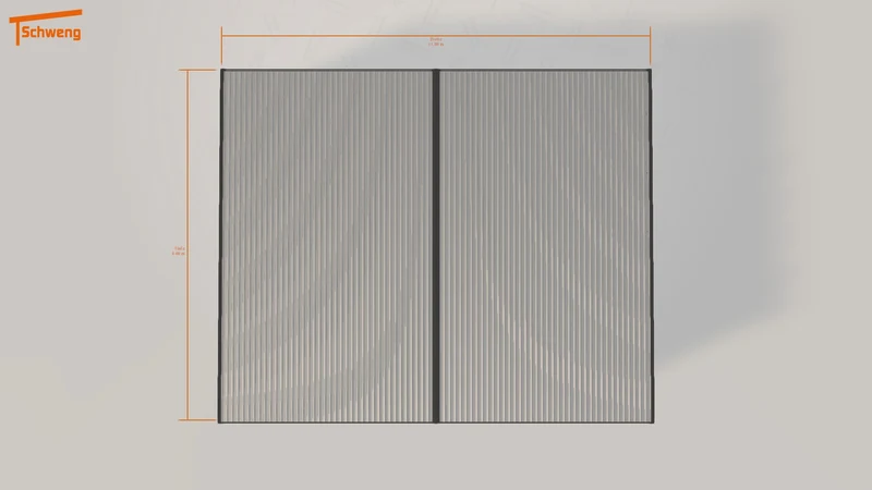 #DE Schweng Flachdachcarport C600+ (ID mjqpyj)