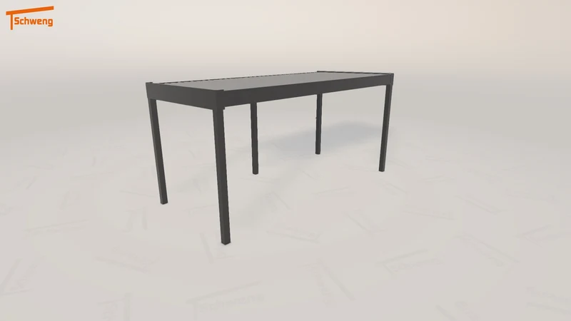 #DE Schweng Flachdachcarport C600 (ID 85y95m) #MTG
