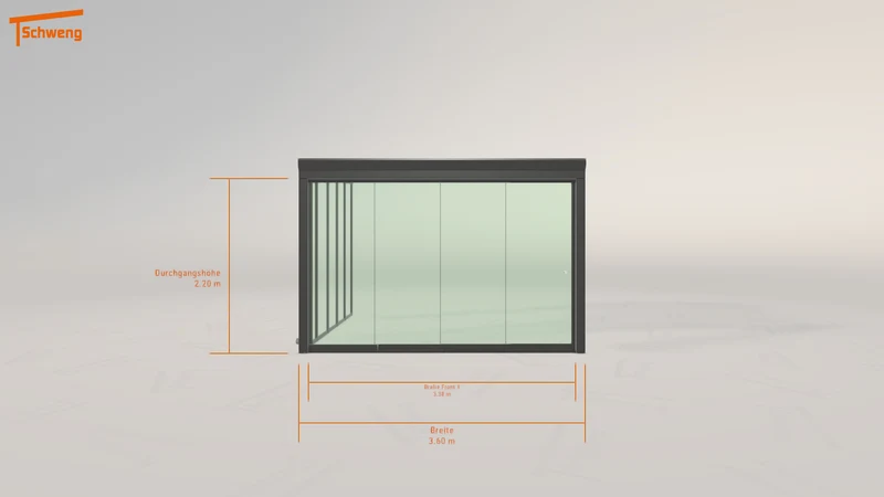 #DE Schweng Terrassenüberdachung S400 (ID x7397j)