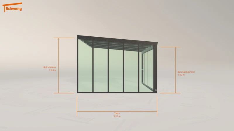 #DE Schweng Terrassenüberdachung S400 (ID x7397j)