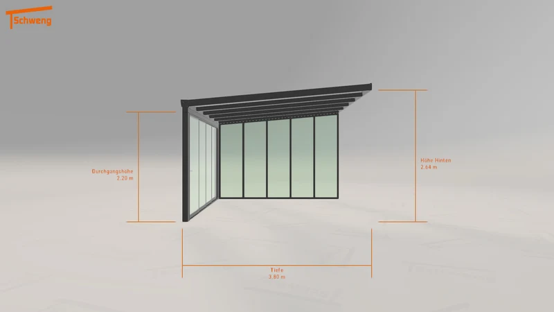 #DE Schweng Terrassenüberdachung S400 (ID x7397j)