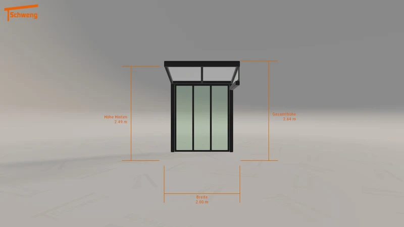 #DE Schweng Terrassenüberdachung S350 (ID rjk5j5)