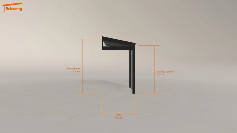 #DE Schweng Terrassenüberdachung S350 (ID rjk5j5)