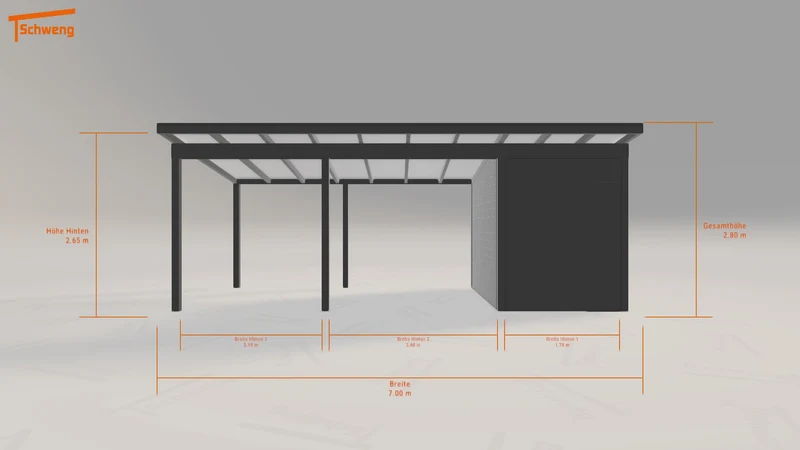 #DE Schweng Pultdachcarport S400 (ID 5md9yq) #MTG