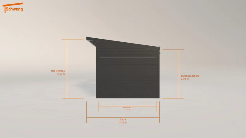 #DE Schweng Pultdachcarport S400 (ID 5md9yq) #MTG