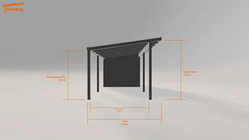 #DE Schweng Pultdachcarport S400 (ID 5md9yq) #MTG