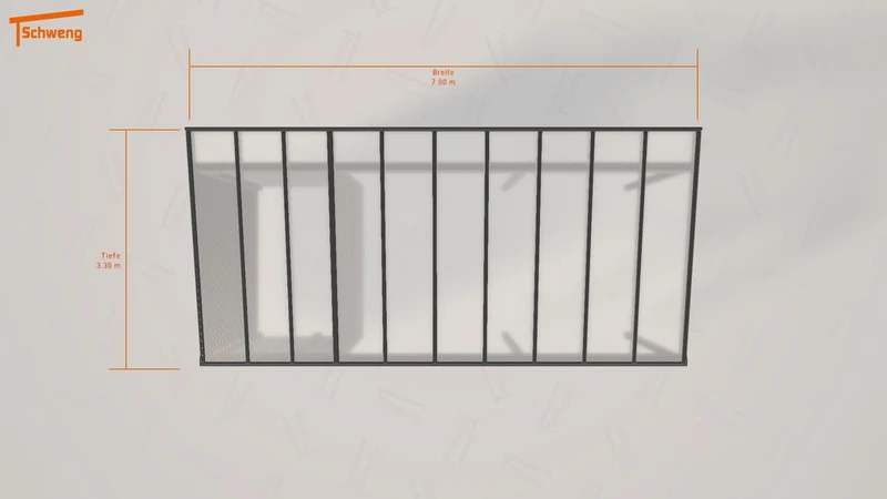 #DE Schweng Pultdachcarport S400 (ID 5md9yq) #MTG