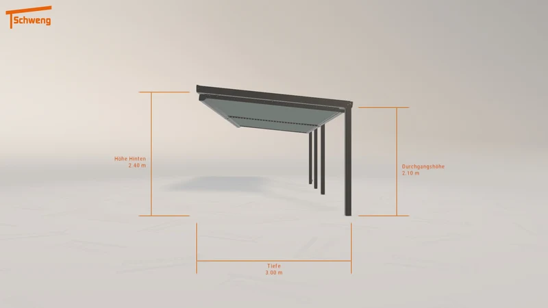 #DE Schweng Terrassenüberdachung S350 (ID 779wbq)