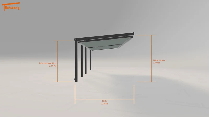 #DE Schweng Terrassenüberdachung S350 (ID 779wbq)