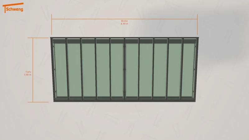 #DE Schweng Terrassenüberdachung S350 (ID 779wbq)