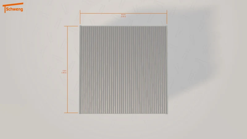 #DE Schweng Flachdachcarport C600+ (ID 5md8z8) #MTG