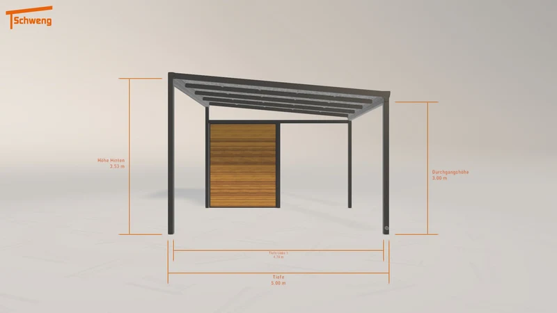 #AT Schweng Pultdachcarport S400 (ID yg29gp)