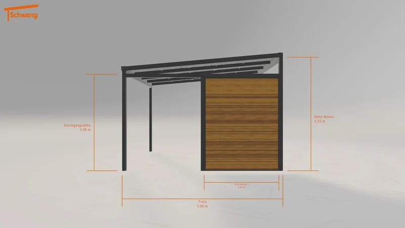 #AT Schweng Pultdachcarport S400 (ID yg29gp)
