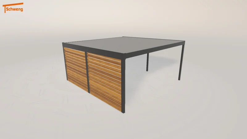 #DE Schweng Flachdachcarport C600+ (ID dv82vx) #MTG