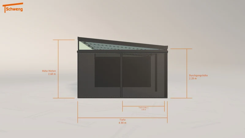 #AT Schweng Terrassenüberdachung S400 (ID yg29xp)