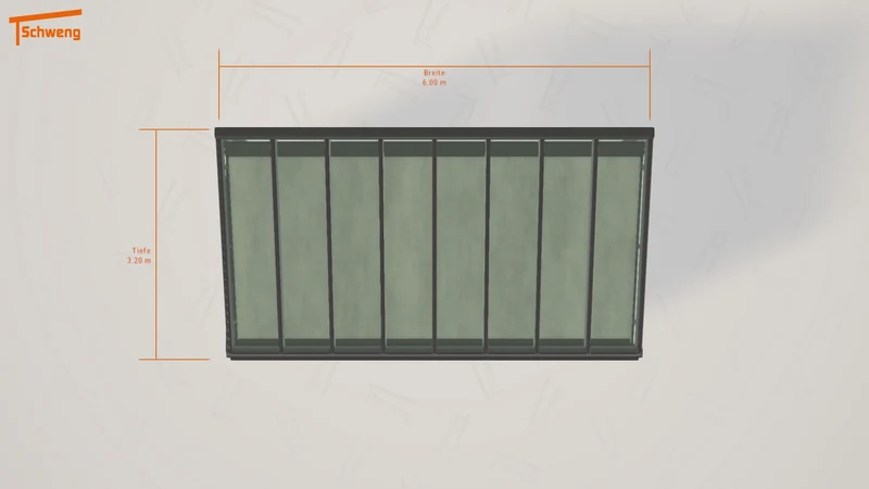 #DE Schweng Terrassenüberdachung S400 (ID n5nypb)