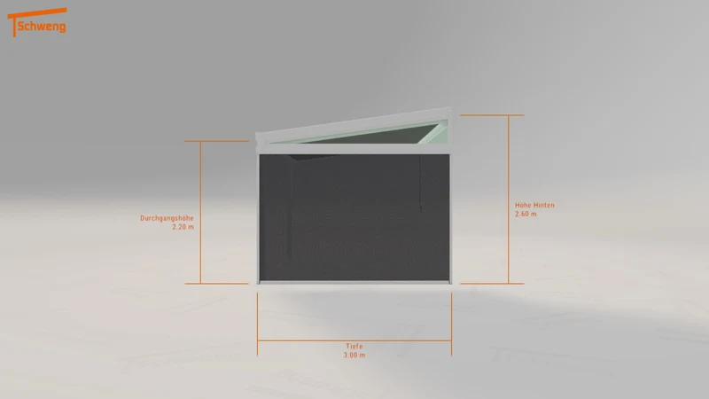 #DE Schweng Terrassenüberdachung S400 (ID pbd7x2)