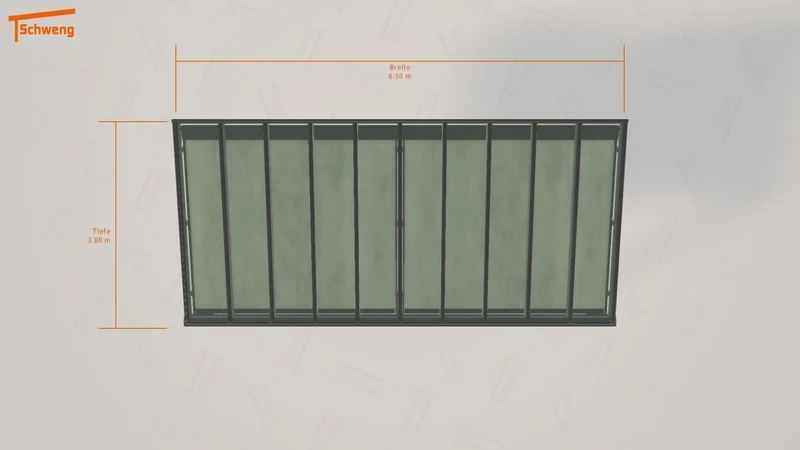 #DE Schweng Terrassenüberdachung S400 (ID mjq9dj)