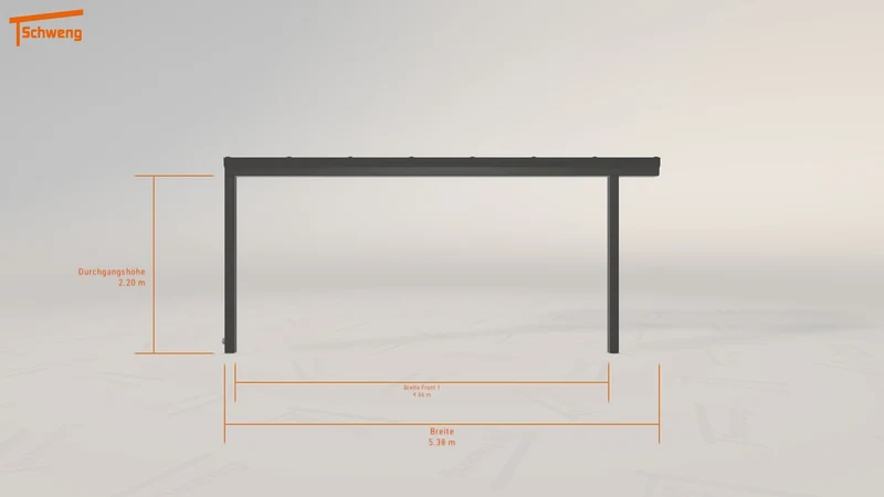#DE Schweng Terrassenüberdachung S350 (ID qdn3n8)