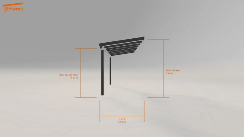 #DE Schweng Terrassenüberdachung S350 (ID qdn3n8)