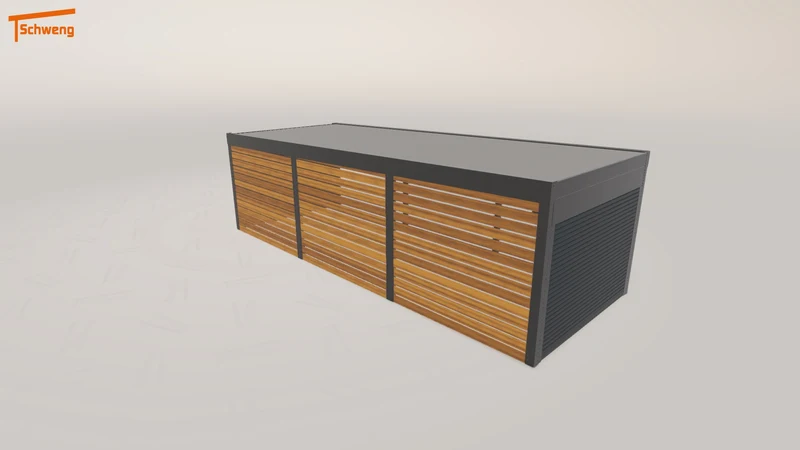 #DE Schweng Flachdachcarport C600 (ID 42kgk9) #MTG