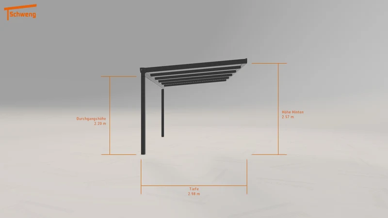 #DE Schweng Terrassenüberdachung S400 (ID jjnrjq)